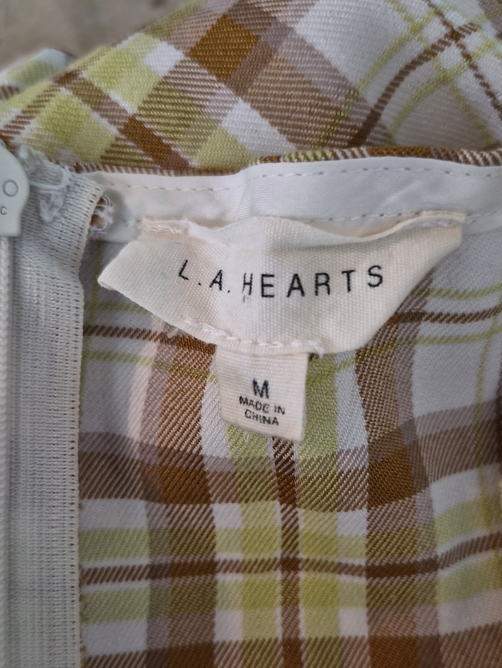 L.A. Hearts 90s Y2K Multicolored Plaid Sleeveless Dress Size M - Picture 4 of 8